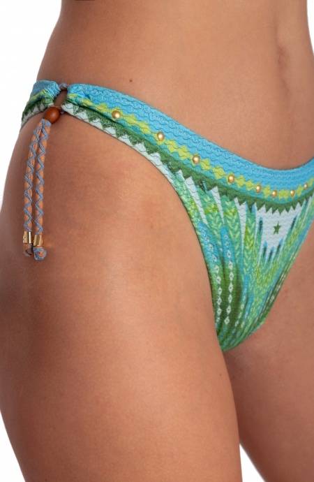 Pin Up Stars BIKINI FASCIA IMBOTTITA CON BORCHIE STAMPA WINGS