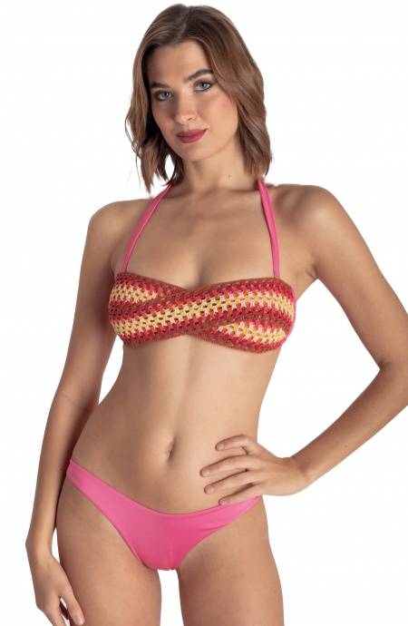 Pin Up Stars BIKINI FASCIA IMBOTTITA CON PASSAMANERIA CROCHET