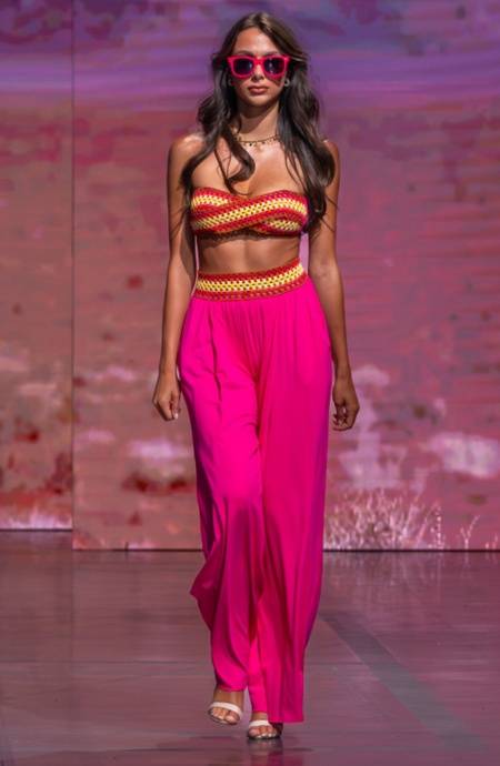 Pin Up Stars BIKINI FASCIA IMBOTTITA CON PASSAMANERIA CROCHET