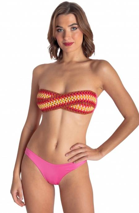 Pin Up Stars BIKINI FASCIA IMBOTTITA CON PASSAMANERIA CROCHET