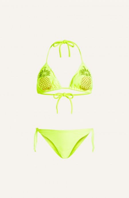 Pin Up Stars Bikini Triangolo Ananas Lurex e Tulle Baby