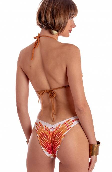 Pin Up Stars BIKINI TRIANGOLO IMBOTTITO CON BORCHIE STAMPA WINGS