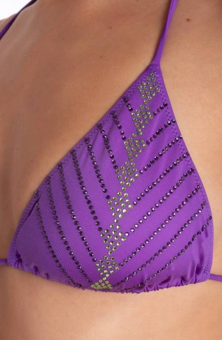 Pin Up Stars BIKINI TRIANGOLO IMBOTTITO CON CRISTALLI
