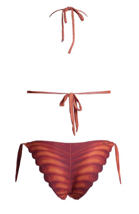 Pin Up Stars Bikini Triangolo Imbottito Foglia In Lycra Riciclata