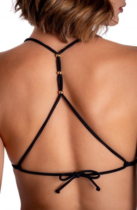 Pin Up Stars BIKINI TRIANGOLO IMBOTTITO PAILLETTES STAMPA GIRAFFA