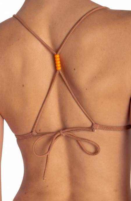 Pin Up Stars BIKINI TRIANGOLO IMBOTTITO RICAMO PALME