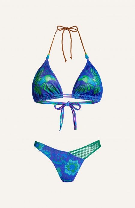 Pin Up Stars Bikini Triangolo Imbottito Stampa Apache