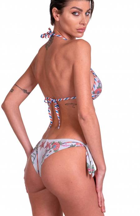 Pin Up Stars Bikini Triangolo Push-Up Slip Brasiliana Camaleonte