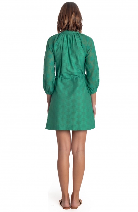 Pin Up Stars ABITO CORTO JACQUARD RICAMO PALME