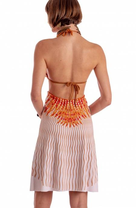 Pin Up Stars ABITO CUT-OUT STAMPA WINGS