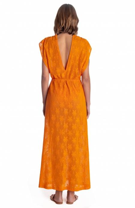 Pin Up Stars ABITO GILET LUNGO RICAMO PALME