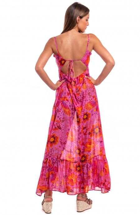 Pin Up Stars Abito Impero Stampa Apache