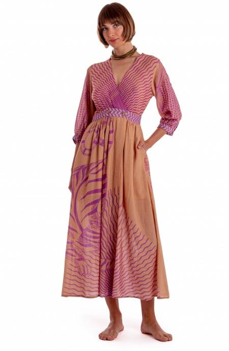 Pin Up Stars ABITO LUNGO STAMPA TIGER SUN