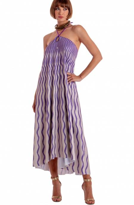 Pin Up Stars ABITO PAREO LUNGO STAMPA TIGER SUN