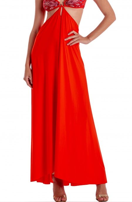 Pin Up Stars ABITO PAREO LUNGO TINTA UNITA