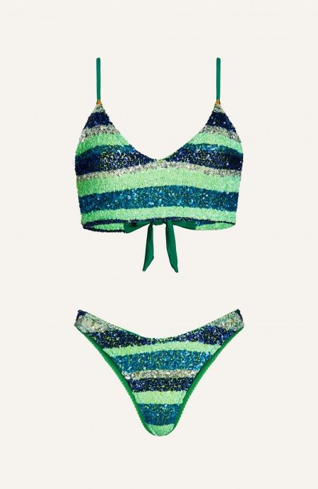 Pin Up Stars Bikini Top Paillettes Riga