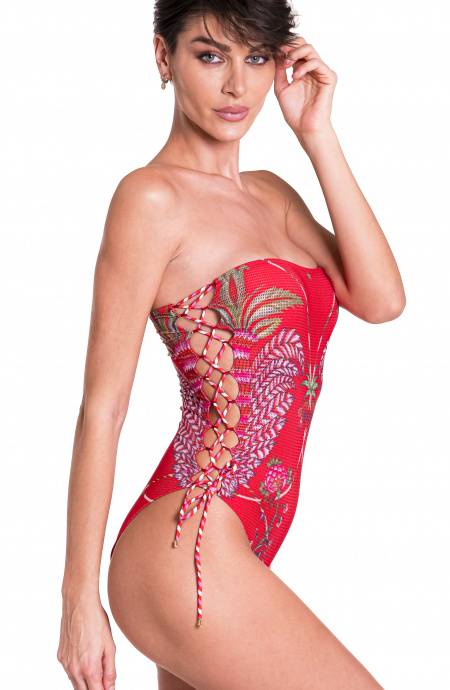 Pin Up Stars Costume Intero A Fascia Camaleonte