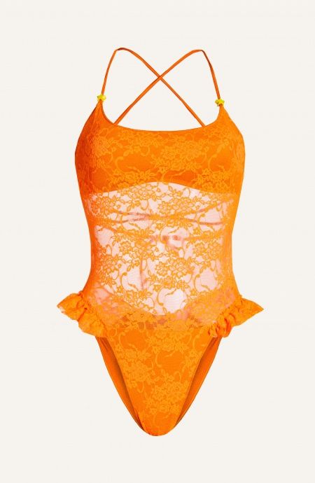 Pin Up Stars Costume Intero Olimpionico Pizzo