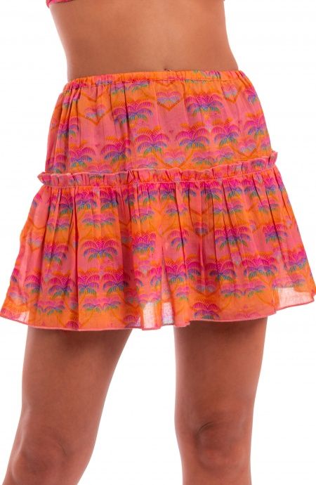 Pin Up Stars Gonna Corta In Cotone Stampa Palmié