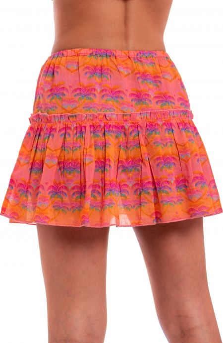 Pin Up Stars Gonna Corta In Cotone Stampa Palmié