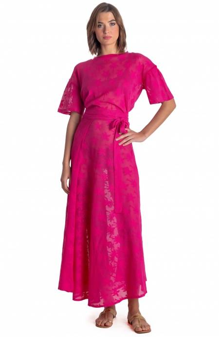 Pin Up Stars GONNA LUNGA RICAMO PALME