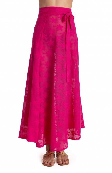 Pin Up Stars GONNA LUNGA RICAMO PALME