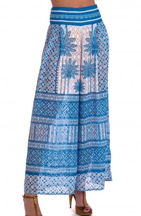 Pin Up Stars Gonna Pantalone Fil Coupé Palma Gotic