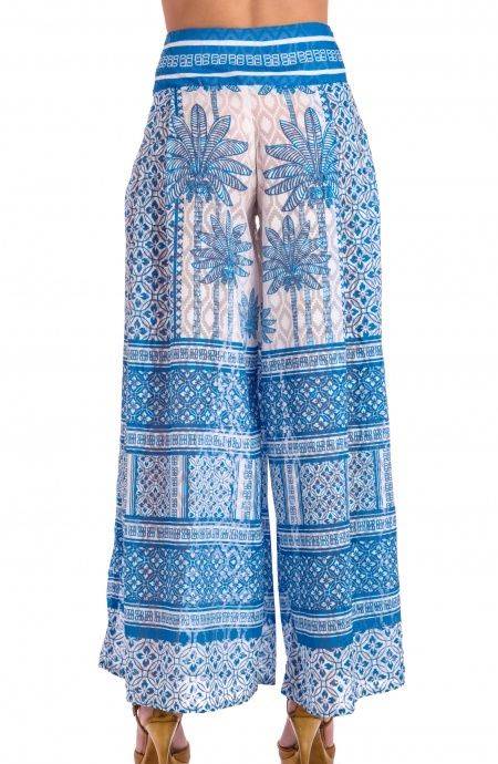 Pin Up Stars Gonna Pantalone Fil Coupé Palma Gotic