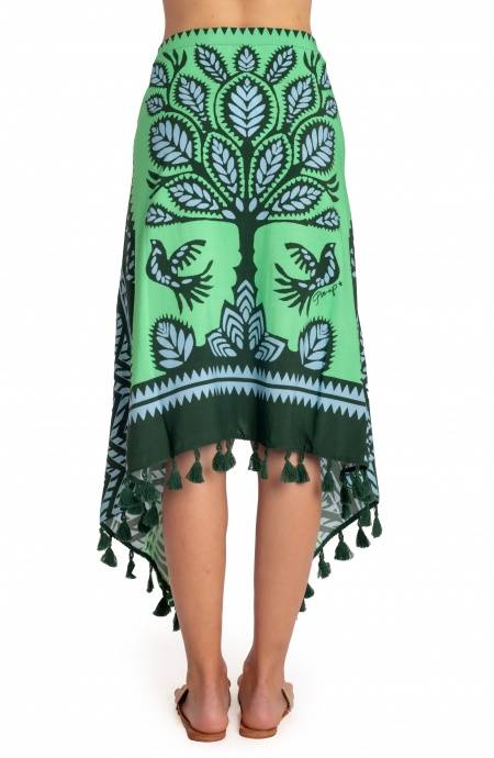 Pin Up Stars GONNA PAREO STAMPA BEAUTIFUL TREE