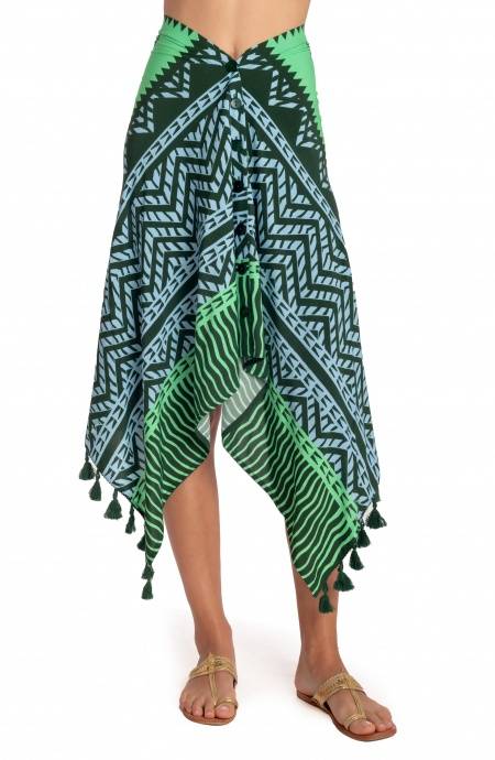 Pin Up Stars GONNA PAREO STAMPA BEAUTIFUL TREE