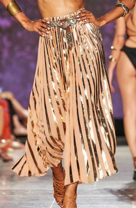 Pin Up Stars Gonna Plissé Laminata