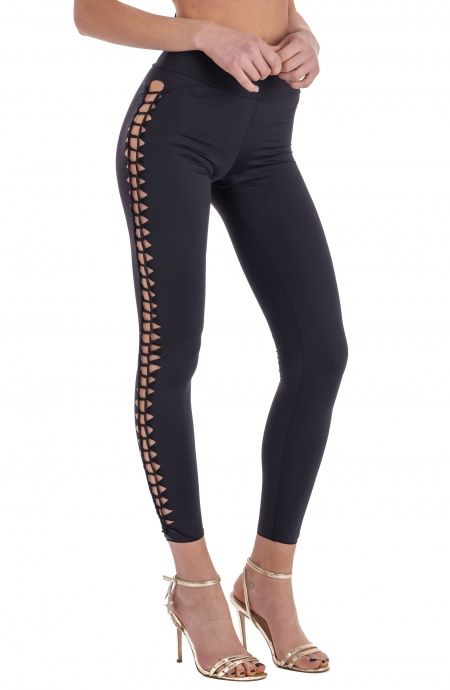 Pin Up Stars Leggins Laserato Tinta Unita