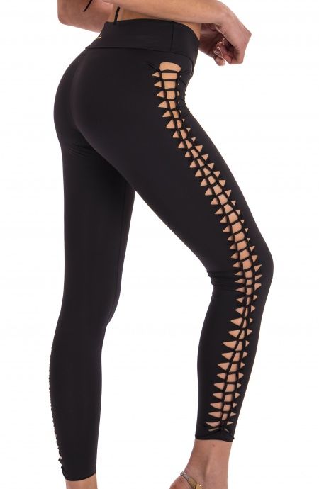 Pin Up Stars Leggins Laserato Tinta Unita