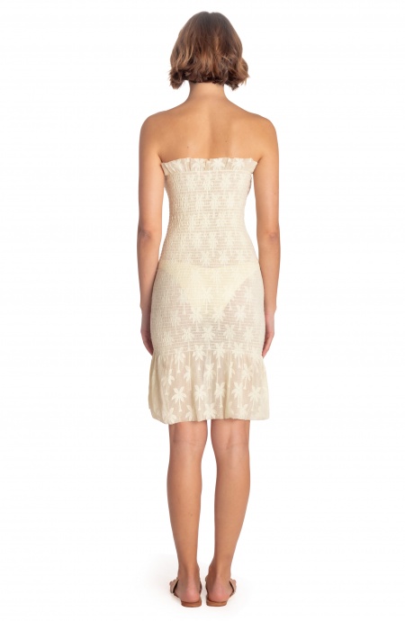 Pin Up Stars MINI ABITO FASCIA RICAMO PALME