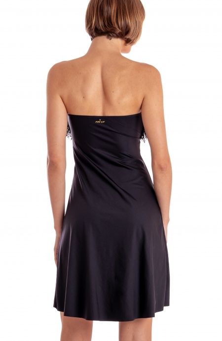 Pin Up Stars MINI ABITO TUBINO FASCIA PLUMAGE