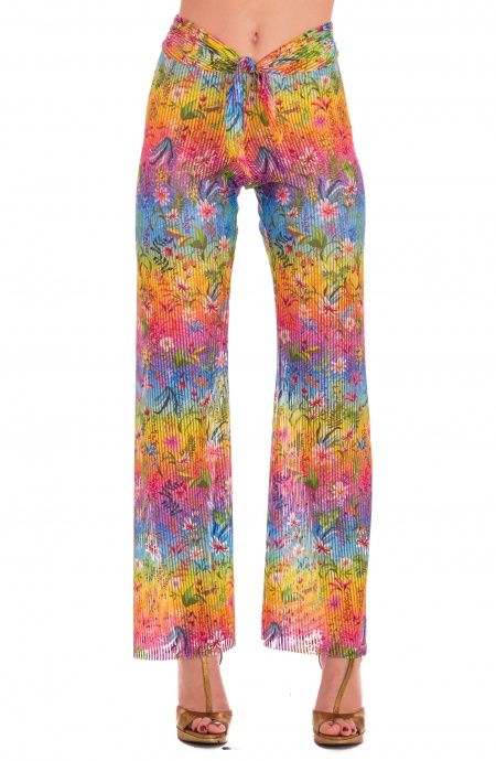 Pin Up Stars Pantalone Flower Rainbow