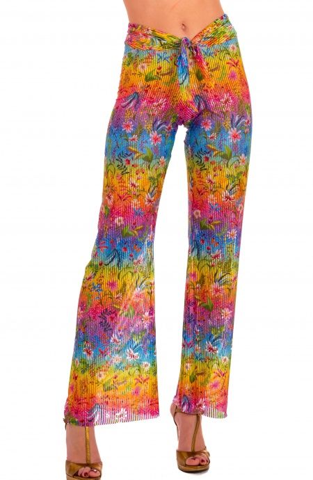 Pin Up Stars Pantalone Flower Rainbow