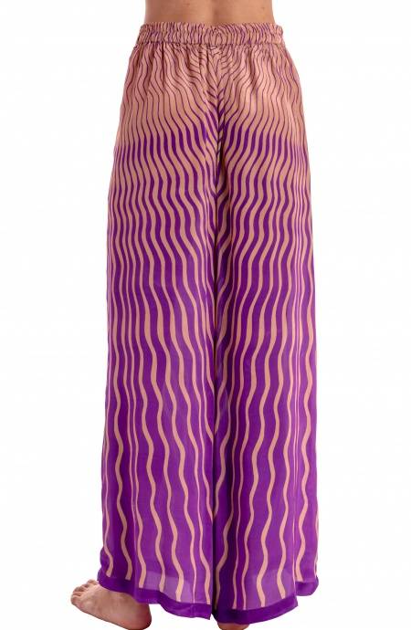 Pin Up Stars PANTALONE PALAZZO STAMPA TIGER SUN