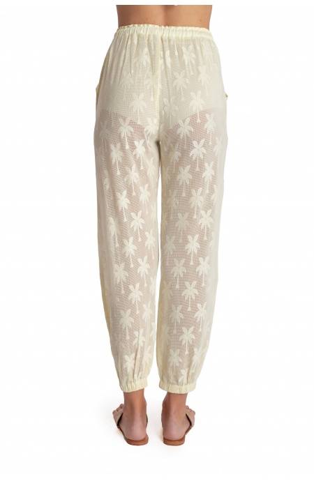 Pin Up Stars PANTALONE RICAMO PALME