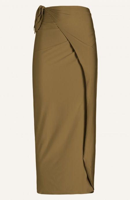 Pin Up Stars Pareo Lungo Tinta Unita