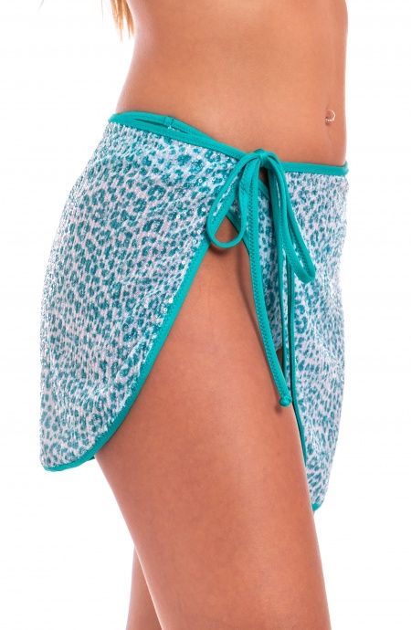 Pin Up Stars Pareo Micro Paillettes Animalier