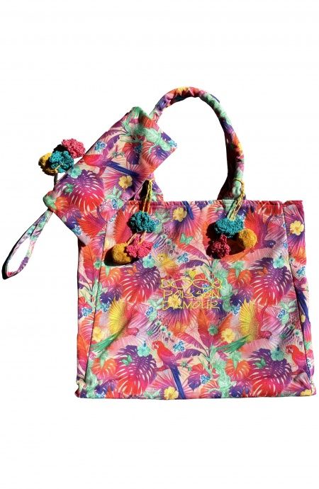 Pin Up Stars Shopping Bag Stampa Happy Tropical