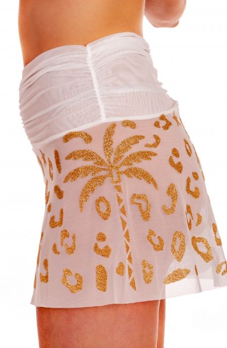 Pin Up Stars Short Maculato Lurex E Tulle