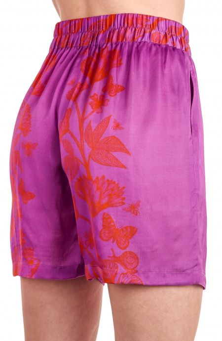 Pin Up Stars Short Viscosa Satin Principe Azzurro