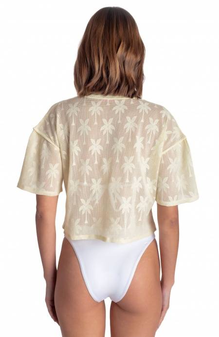 Pin Up Stars TOP RICAMO PALME