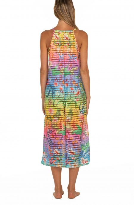 Pin Up Stars Tuta Lunga Rainbow Flower