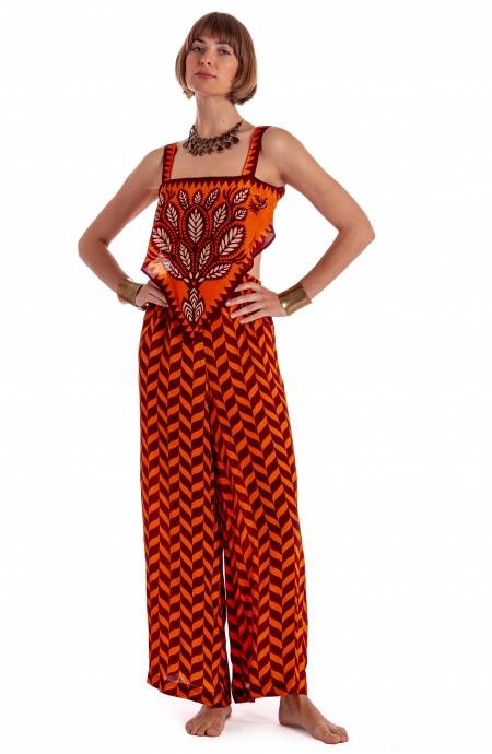 Pin Up Stars TUTA LUNGA STAMPA BEAUTIFUL TREE