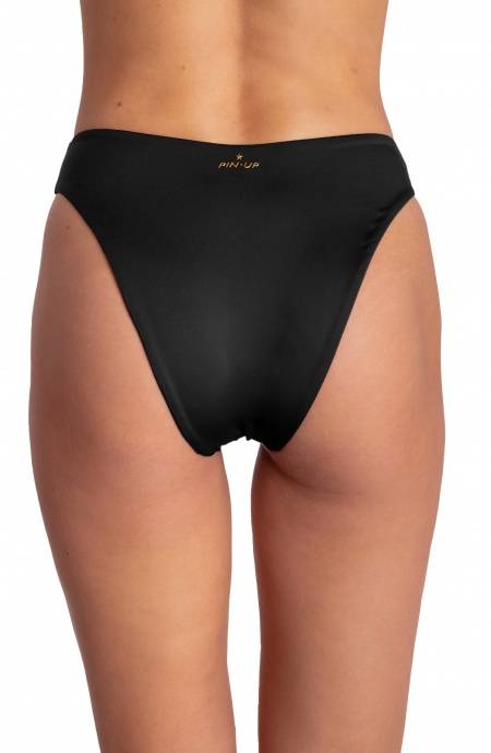 Pin Up Stars SLIP BIKINI VITA ALTA SGAMBATO TINTA UNITA