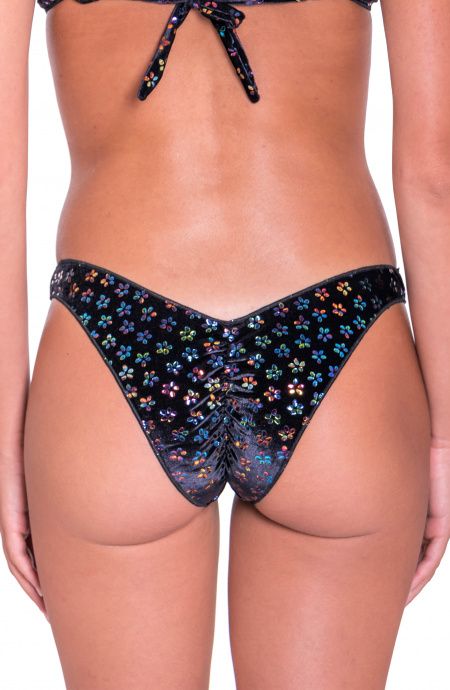 Pin Up Stars Slip Sgambato Velvet Lamina Fiorellini