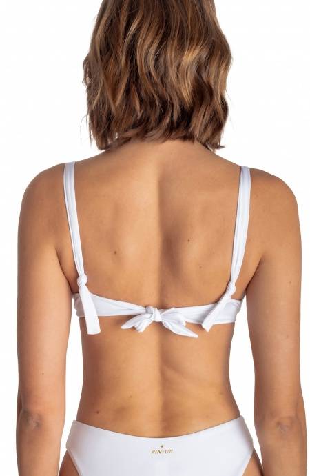 Pin Up Stars TOP BIKINI BALCONCINO CON FERRETTO TINTA UNITA